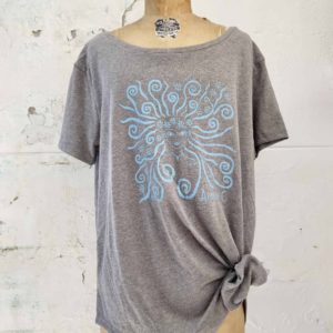 Blue Goddess Slouchy Tee