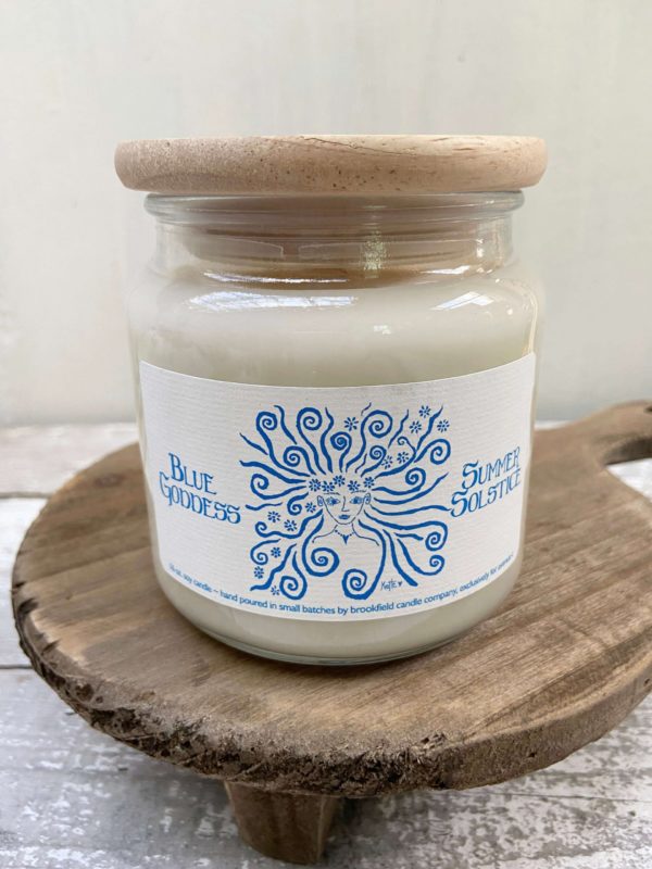 Blue Goddess Soy Candle